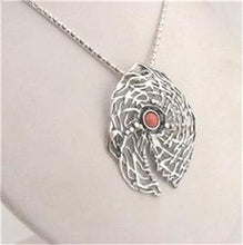 Load image into Gallery viewer, Hadar Designers Coral Pendent 925 Sterling Silver Handmade Large Art (H 448) y