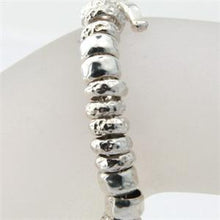 Load image into Gallery viewer, Hadar Designers 925 Sterling Silver Bracelet Unique Handmade Art T bar (I b132