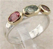 Load image into Gallery viewer, Pink Tourmaline Ring Hadar Designers 9k Gold  6,7,8,9 Sterling Silver (I r309)
