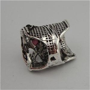 Hadar Designers Tourmaline Ring  6,7,8,9,10 Handmade 925 Sterling Silver (H 144)