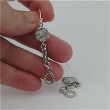 Load image into Gallery viewer, Hadar Designers Handmade 925 Sterling Silver Roman Glass Earrings (as 140366)