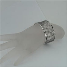 Load image into Gallery viewer, Hadar Designers Handmade Unique Silver Cuff  Bracelet (H 3142) SALE
