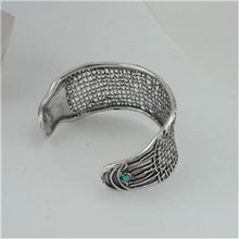 Load image into Gallery viewer, Hadar Designers Handmade Unique Silver Cuff  Bracelet (H 3142) SALE