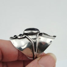 Load image into Gallery viewer, Hadar Designers Handmade Sterling Silver Purple Amethyst Ring 7,8,9,10 (H 174