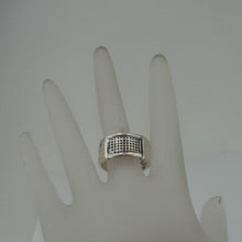 Load image into Gallery viewer, Hadar Designers 925 Sterling Silver Ring size 7, 7.5 Handmade (H) LAST