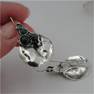 Hadar Designers Handmade Drop 925 Sterling Silver Eilat Earrings (H 2163)