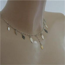 Load image into Gallery viewer, Hadar Designers Handmade 925 Sterling Silver 14k Gold Fil Necklace (I n) SALE