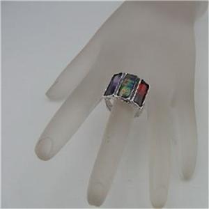 Hadar Designers Handmade 925 Sterling Silver Pearl Garnet Ring 7,8,9,10 (as 039)
