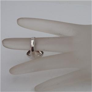 Hadar Designers Handmade Simple Modern Art Sterling Silver Ring 7,7.5,8 (H) SALE
