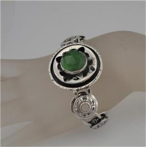 Hadar Designers 925 Sterling Silver New Jade Bracelet Great Handmade (H ) SALE