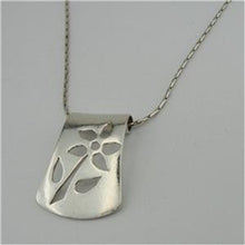 Load image into Gallery viewer, Hadar Designers 925 Sterling Silver Pendant NEW Handmade Simple Modern (H) SALE