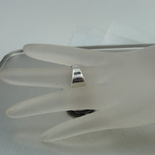 Load image into Gallery viewer, Hadar Designers Modern 9k yellow Gold 925 Sterling Silver Ring sz 9,9.5 (SP)SALE