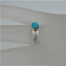 Load image into Gallery viewer, Hadar Designers Sterling Silver 9k Yellow Gold Opal Ring 6.5,7,7.5,8,8.5(I r73)y