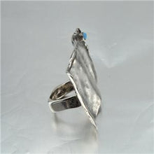 Load image into Gallery viewer, Hadar Designers Sterling Silver Opal Ring 6.5 Impressive Handmade (H 190) SALE 