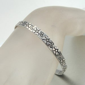 Hadar Designers Israel Handmade Floral Delicate Art Sterling Silver Bracelet (HY