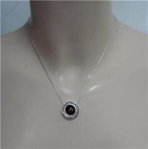 Hadar Designers NEW Handmade 925 Sterling Silver Red Garnet Pendant (H) SALE