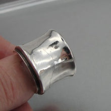 Load image into Gallery viewer, Hadar Designers Handmade Artistic 925 Sterling Silver Ring size 7, 7.5 (H) LAST