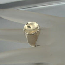 Load image into Gallery viewer, Hadar Designers Handmade 9k Yellow Gold Sterling Silver Ring sz 6, 6.5 (SP) SALE