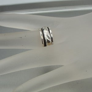 Hadar Designers Handmade Swivel Sterling Silver Ring size 9, 9.5 (sp) SALE