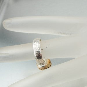 Hadar Designers Filigree 9k Gold 925 Silver Emerald Ring sz 6,7,7.5,8,9, (I r) Y