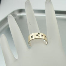 Load image into Gallery viewer, Hadar Designers Tourmaline Ring 6,7,8,8.5,9 Handmade 9k Gold 925 Silver (I r306Y