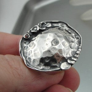 Ring 925 Sterling Silver  size 7.5,8 Handmade Artistic Hadar Designers (H) LAST