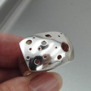 Hadar Designers Handmade 925 Sterling Silver Ring sz 7, 7.5, 8, 8.5 (H)Last