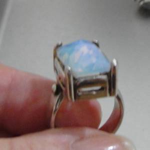 Hadar Designers Opalit Ring size 5.5, 6 Sterling Silver 925 Classy () LAST