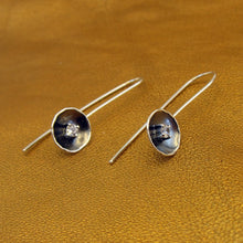 Load image into Gallery viewer, Hadar Designers 925 Sterling Silver White Zircon Earrings Handmade (ms 1691) y
