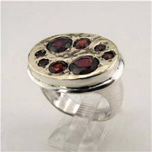 Load image into Gallery viewer, Hadar Designers Handmade 9k yellow Gold Silver Tourmaline Ring 7,8,9,10 (I r389