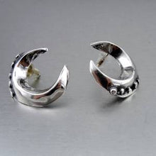 Load image into Gallery viewer, Hadar Designers Handmade Artist 925 Sterling Silver Stud Earrings (H) SALE