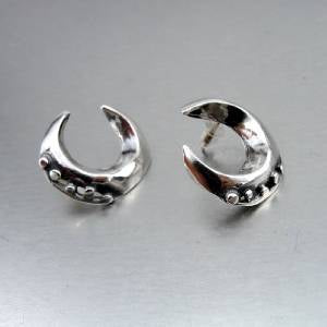 Hadar Designers Handmade Artist 925 Sterling Silver Stud Earrings (H) SALE