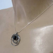 Load image into Gallery viewer, Hadar Designers Sterling 925 Silver Labradorite Pendant Handmade Art (L) SALE