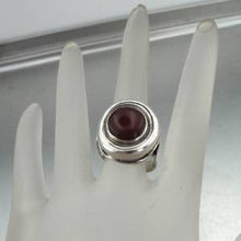 Load image into Gallery viewer, Hadar Designers Handmade 925 Sterling Silver Carnelian Ring size 7.5, 8 (H) SALE