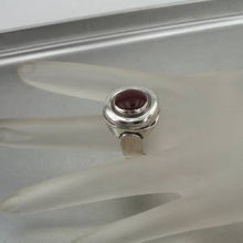 Load image into Gallery viewer, Hadar Designers Handmade 925 Sterling Silver Carnelian Ring size 7.5, 8 (H) SALE