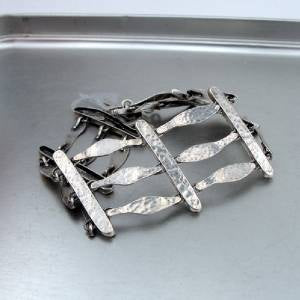 Hadar Designers  925 Sterling Silver Bracelet Full of Presence Handmade(H) SALE
