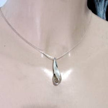 Load image into Gallery viewer, Hadar Designers Minimalist Modern 925 Sterling Silver Pendant Necklace () SALE