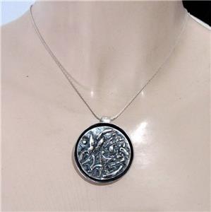Hadar Designers NEW Gorgeous Handmade Artist 925 Sterling Silver Pendant (H)SALE