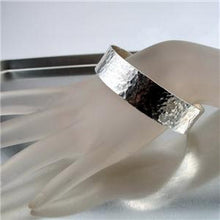 Load image into Gallery viewer, Hadar Designers Sterling Silver Bangle Bracelet Handmade hammered (V16)