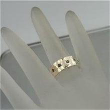 Load image into Gallery viewer, Hadar Designers Handmade 9k Yellow Gold 925 Silver Garnet Ring 6.5,7,8,9 (I r306