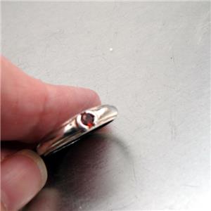 Hadar Designers Handmade 925 Sterling Silver Red Garnet Ring size 6.5, 7 () SALE