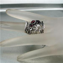 Load image into Gallery viewer, Hadar Designers Handmade 925 Sterling Silver Red Garnet Ring 6,7,8,9,10  (H 144