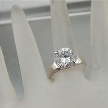 Load image into Gallery viewer, Hadar Designers Engagement 925 Silver Sparkling White Zircon Ring 6.5, 8.5 ()Y
