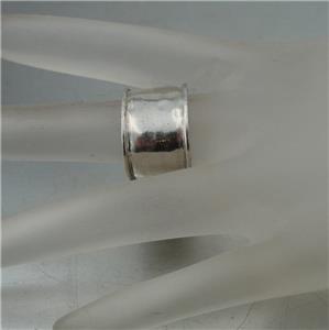 Hadar Designers Rustic Handmade Sterling Silver Carnelian Ring sz 7, 7.5 (H)SALE