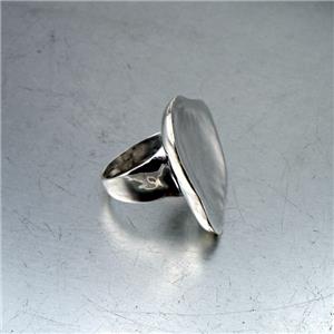 Hadar Designers Huge Handmade 925 Sterling Silver Ring size 6.5, 7 (I r159s) Y