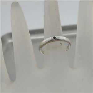 Hadar Designers Handmade Sterling Silver Black Diamond Ring 5,6,7,8,9,10 (I r929