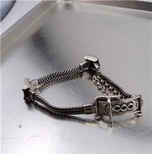 Load image into Gallery viewer, Hadar Designers Handmade Art 925 Sterling Silver Chain Bracelet (H 354