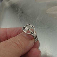 Load image into Gallery viewer, Hadar Designers Handmade Artistic 925 Sterling Silver Ring size 6.5 (H) SALE