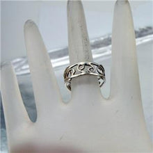 Load image into Gallery viewer, Hadar Designers Handmade filigree 925 Sterling Silver Ring size 6.5, 7 (H) LAST