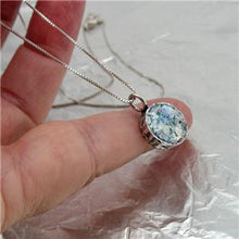 Load image into Gallery viewer, Hadar Designers Roman Glass Pendant Handmade 925 Sterling Silver  (as 515515)